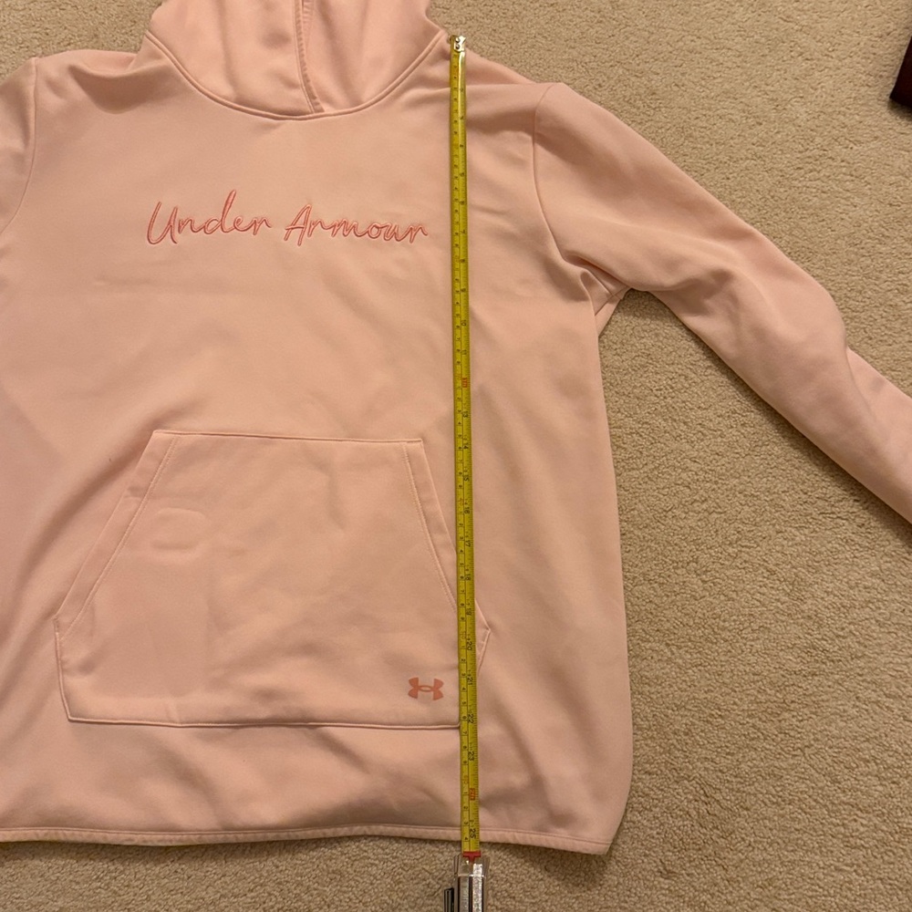Under Armour Women's Light Pink Hoodie - Picture 6 of 7